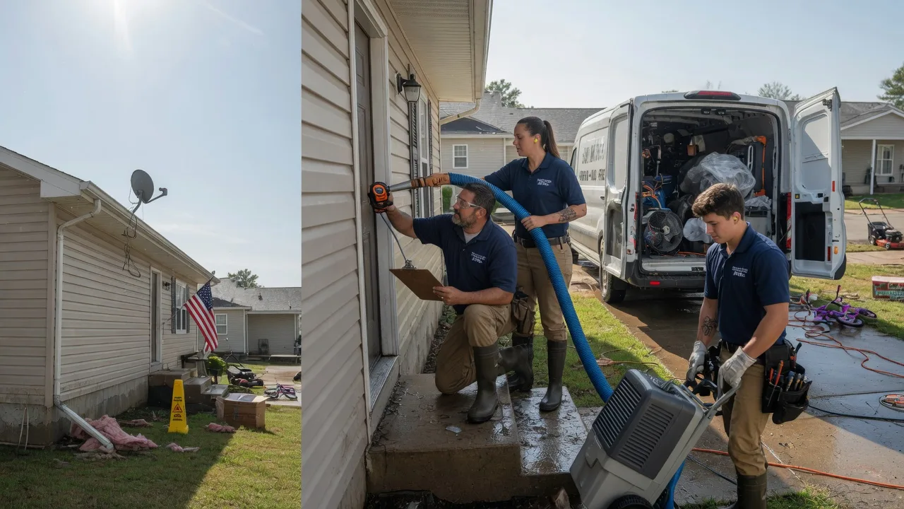 Ceiling Water Damage Restoration in Kranzburg, SD near me
